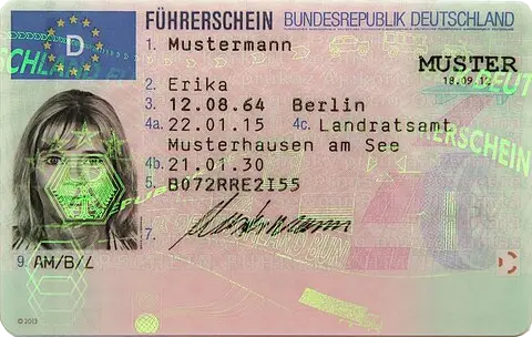Federal Republic of Germanyの運転免許証