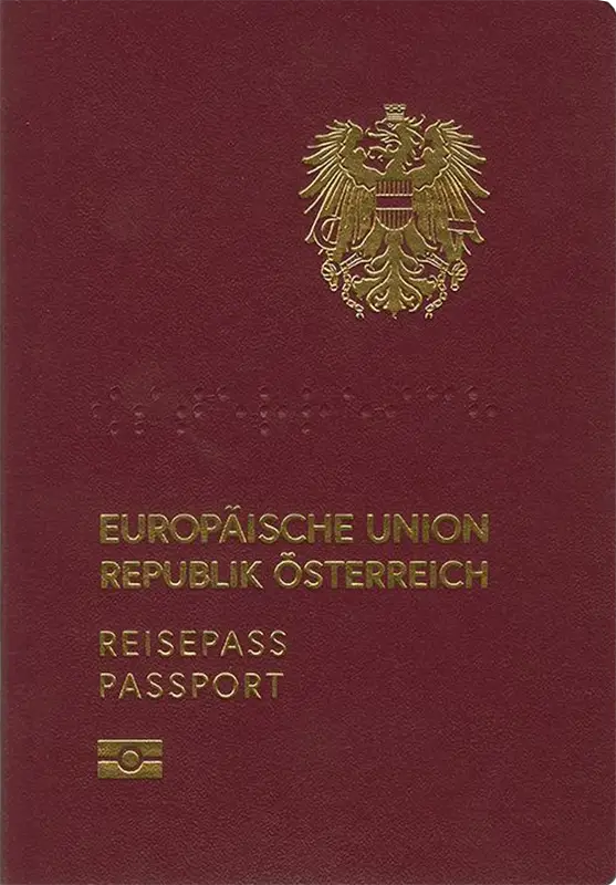 Republic of Austriaのパスポート