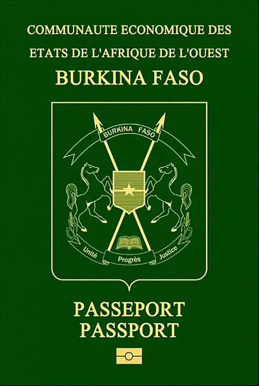 Burkina Fasoのパスポート