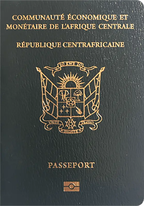 Central African Republicのパスポート