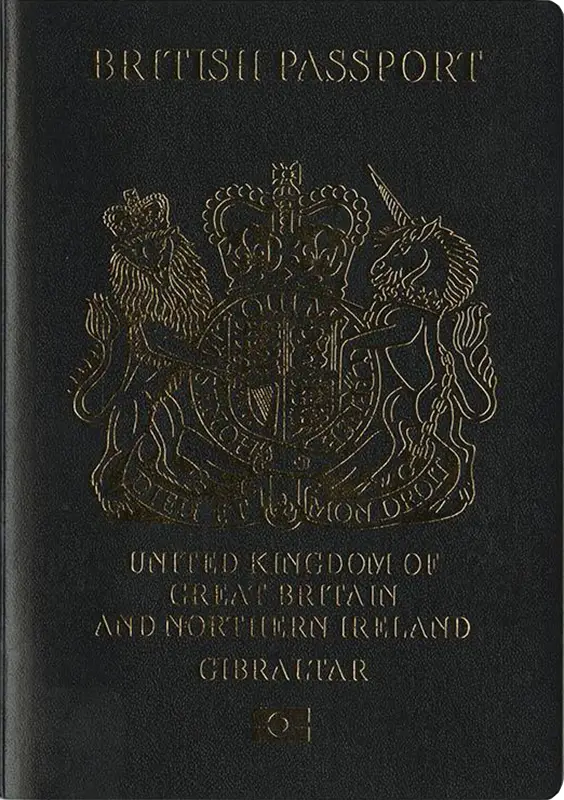 Gibraltar (British Overseas Territory) Passport