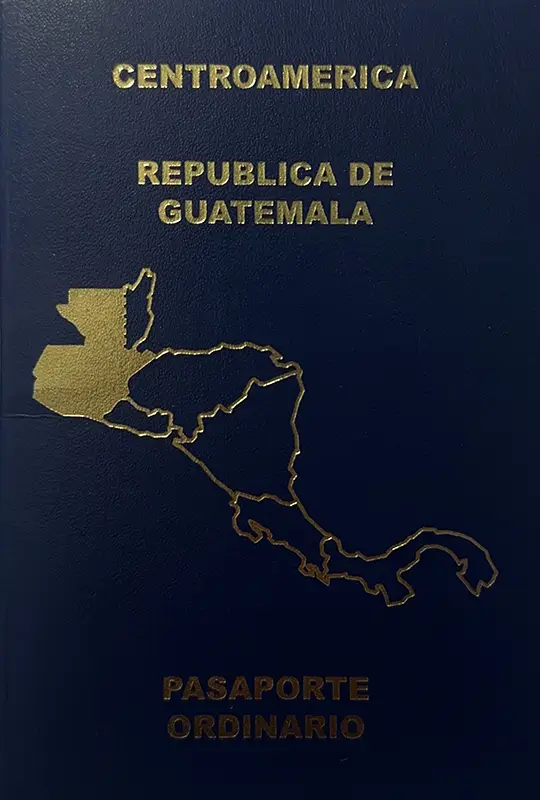 Republic of Guatemalaのパスポート