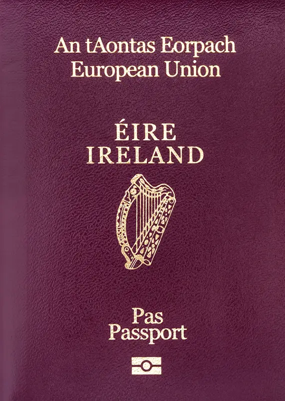 Irelandのパスポート