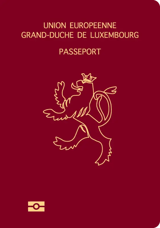 Grand Duchy of Luxembourgのパスポート