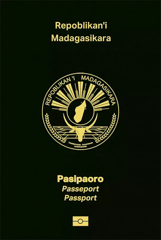 Republic of Madagascarのパスポート
