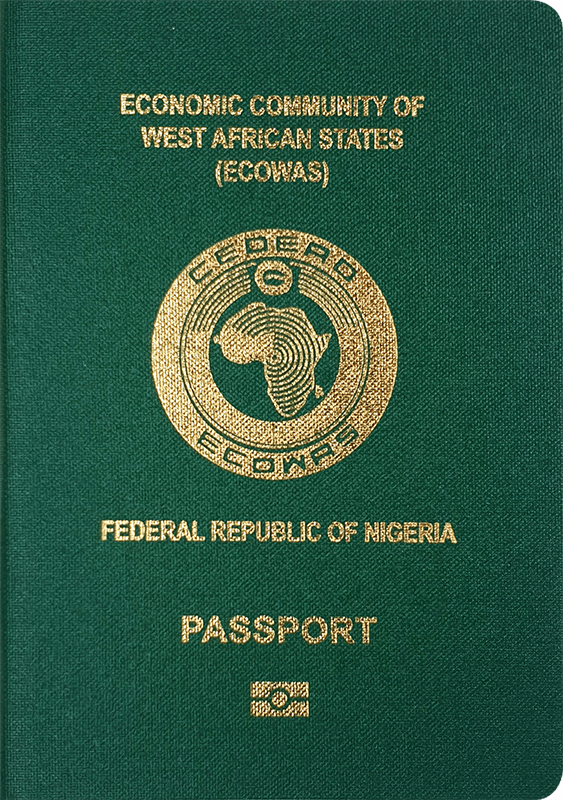 Federal Republic of Nigeriaのパスポート