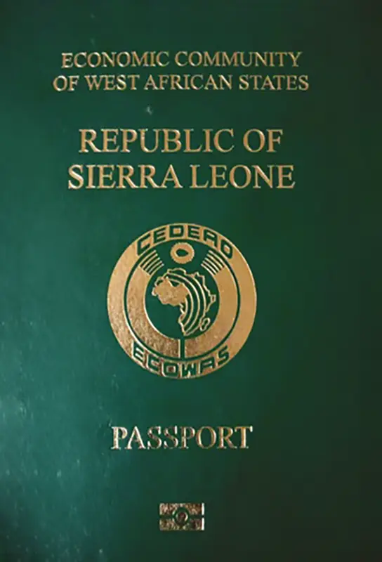 Republic of Sierra Leoneのパスポート