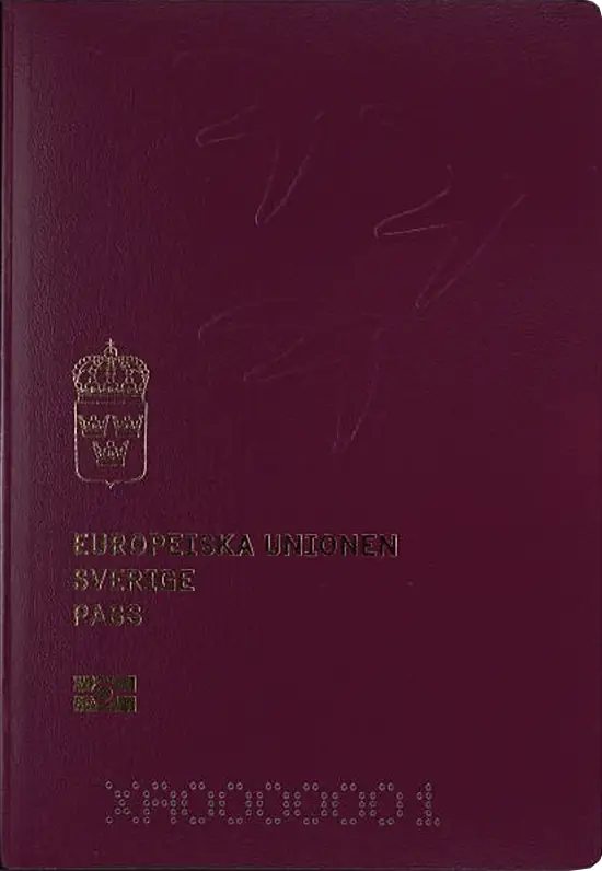 Kingdom of Swedenのパスポート