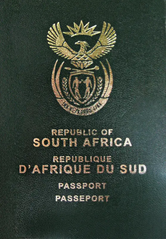 Republic of South Africaのパスポート