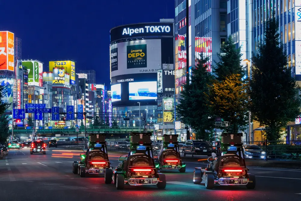 新宿マリオカートツアー